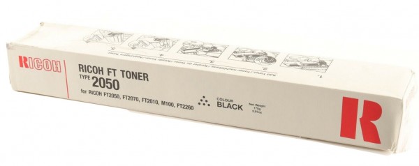 Картридж Ricoh Type 2050 (884105) оригинальный для Ricoh М100/ FT2050/ FT2010/ FT2260/ FT2070, чёрный, 3000 стр.