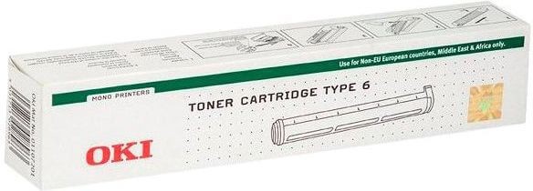 Картридж OKI Type 6 (00079801/01107201) оригинальный для принтера OKI 6W/ 8W/ 6P/ 8P, чёрный, 2000 стр.