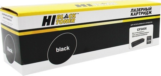 Картридж Hi-Black (HB-CF540X) для HP CLJ Pro M254nw/ dw/ M280nw/ M281fdn/ M281fdw, Bk, 3,2K