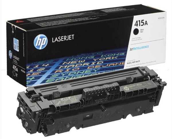 Картридж HP W2030A (415A) Black оригинальный для HP LaserJet Pro M454/ MFP M479, чёрный, 2400 страниц