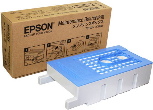 Ёмкость для отработанных чернил Epson T6193/ SC1MB (C13T619300) Maintenance Box оригинальная для Epson SureColor SC-T3000/ SC-T3200/ SC-T5000/ SC-T5200/ SC-T7000/ SC-T7200
