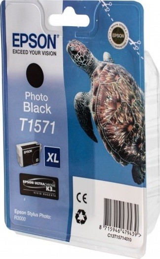 C13T15714010 Картридж Epson для Stylus Photo R3000 (Photo Black) (cons ink)