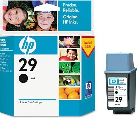 Картридж HP DJ 6xx (51629A) черный 40ml №29