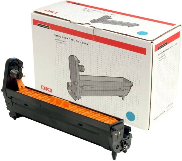 Фотобарабан OKI (42126607) оригинальный для принтера OKI C5100/ C5150/ C5200/ C5300/ C5400/ C5510, голубой, 17000 страниц