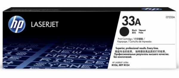 Картридж HP CF233A (33А) оригинальный для принтера HP LaserJet Ultra M106/ MFP M134 black, 2300 страниц