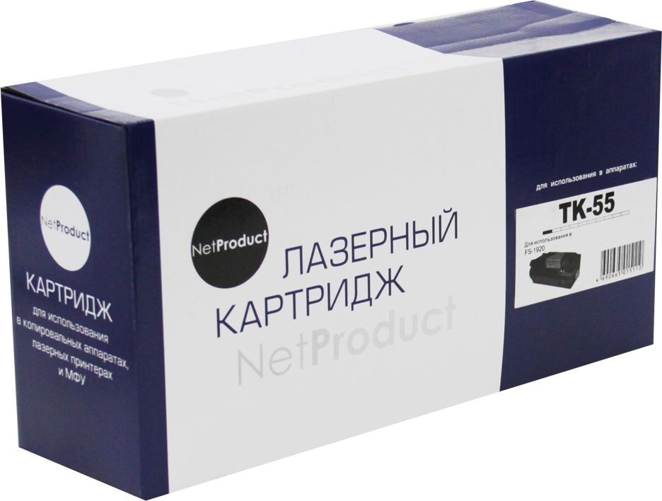 Тонер-картридж NetProduct (N-TK-55) для Kyocera FS-1920, 15K
