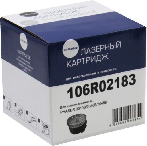 Тонер-картридж NetProduct (N-106R02183) для Xerox Phaser 3010/ 3040/ WC 3045B/ 3045NI, 2,3K
