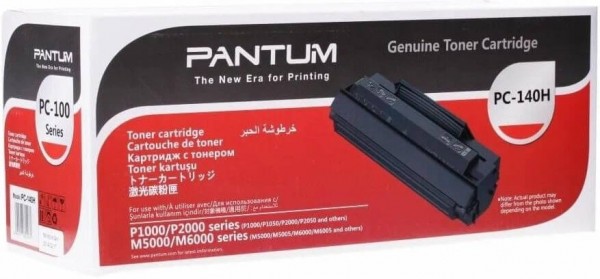 Картридж Pantum PC-140H оригинальный для Pantum P1000/ P1050/ P2000/ P2010/ P2050/ M5000/ M5005/ M6000/ M6005, увеличенный, 2300 стр.