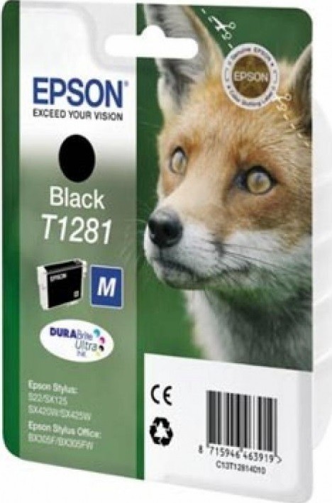 C13T12814011 / C13T12814010 Картридж Epson для S22/SX125 (черный) (cons ink)