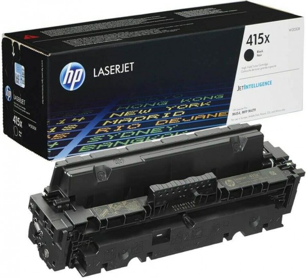 Картридж HP W2030X (415X) Black оригинальный для HP LaserJet Pro M454/ MFP M479, чёрный, увеличенный, 7500 страниц