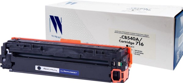 Картридж NVP совместимый HP CB540A/Canon 716 Black для  LJ Color CP1215/1515/1518/  (2200k)