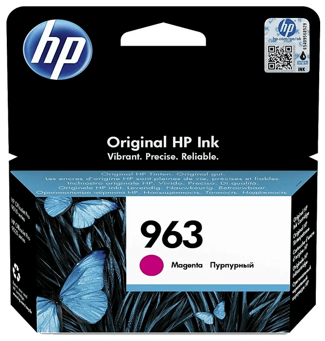Картридж оригинальный HP 963 (3JA24AE) для HP OfficeJet Pro 901x/ 902x, пурпурный, 700 стр. 