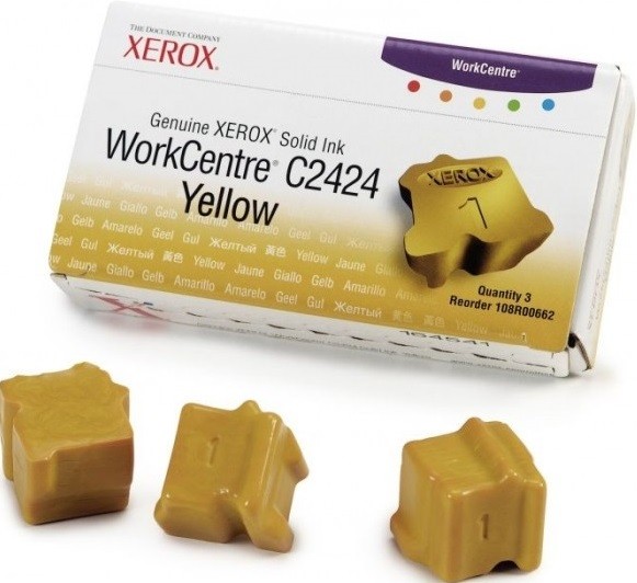 Картридж Xerox 108R00662 для Xerox RX WC C2424 yellow оригинальный увеличенный 