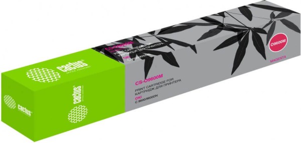 Картридж Cactus 42918914 (CS-O9600M) Magenta для принтеров Oki C 9600/ 9600DN, пурпурный, 15000 страниц