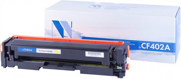 Картридж NVP CF402A совместимый для принтеров HP Laser Jet Pro M252, MFP M277 Yellow (1400k)