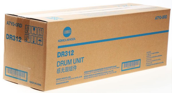 Фотобарабан Konica-Minolta DR-312K (A7Y00RD) оригинальный для принтера Konica-Minolta bizhub 227/ 287/ 367, чёрный, 100000 стр.