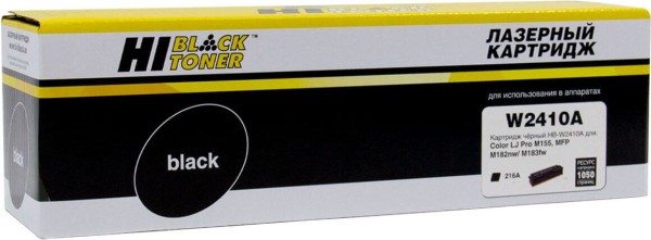 Картридж Hi-Black (HB-W2410A) для HP CLJ Pro M155a/ MFP M182n/ M183fw, Bk, 1,05K, без чипа