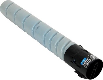 Картридж Konica-Minolta TN-324C H (half) (A8DA45H) оригинальный для принтера Konica-Minolta bizhub C258/ C308/ C368, голубой, 13000 стр.