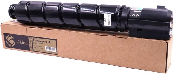 Картридж БУЛАТ s-Line C-034K (BSL-034K) для Canon iR C1225/ MF810/ MF820, чёрный, 12000 стр.