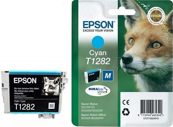 C13T12824011 / C13T12824010 Картридж Epson T1282 голубой, C (cons ink)