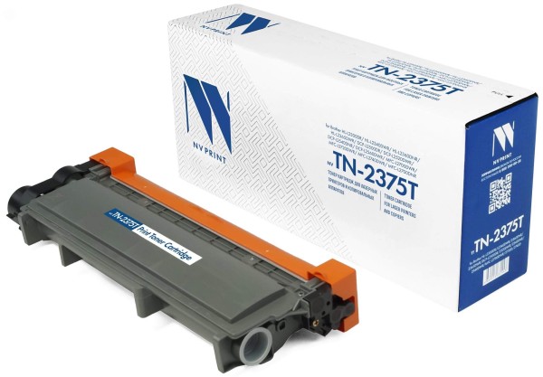 Картридж NV Print TN-2375 (NV-TN-2375T) для Brother HL-L2300DR/ L2340DWR/ 2360DNR/ 2365DWR/ DCP-L2500DR/ 2520DWR/ 2540DNR/ 2560DWR/ MFC-L2700DWR/ 2720D/ 2740D, 2600 стр.