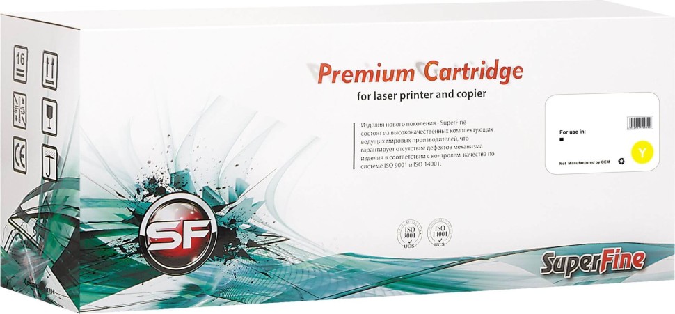 Картридж SuperFine TN-217Y (SF-TN217Y) Yellow для Brother HL-L3230/ DCP-L3550/ MFC-L3770, жёлтый, 2300 стр.