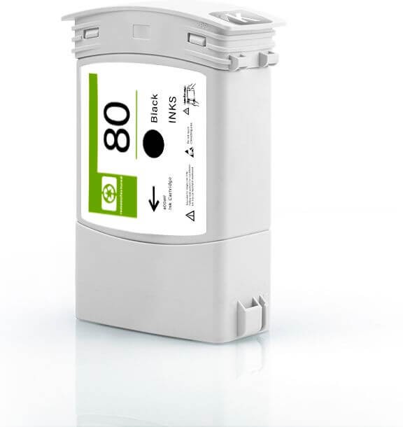 Картридж NV Print №80 (NV-C4871A) Black для HP DesignJet 1050c/ 1055cm, чёрный, 400 мл