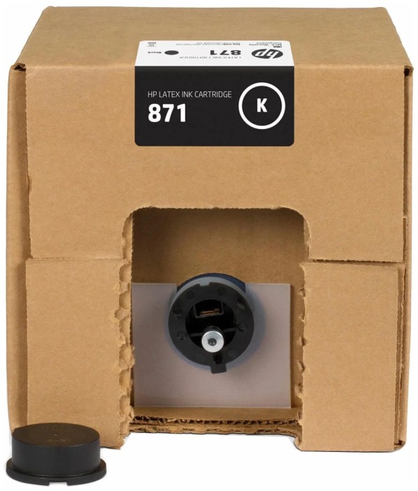 Картридж HP №871C (G0Y82C) Black оригинальный для HP Latex 370/ 375/ 570, чёрный, 3000мл