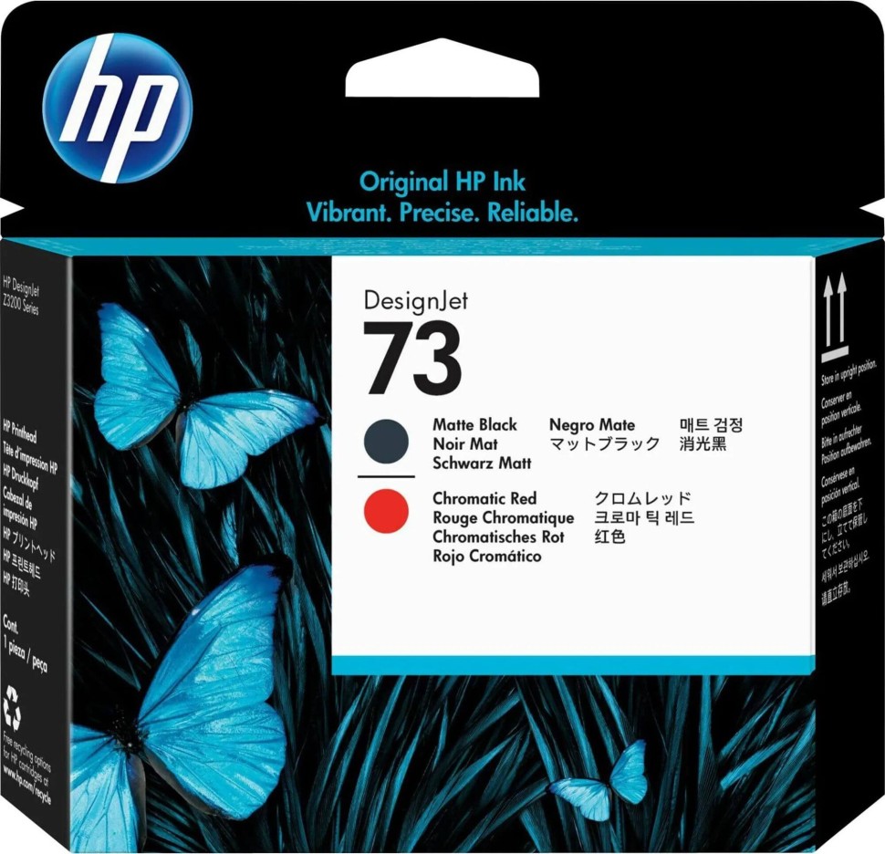 Печатающая головка HP №73 (CD949A) Printhead Matte Black/Chromatic Red оригинальная для HP DesignJet Z3200, матовый чёрный/ хроматический красный
