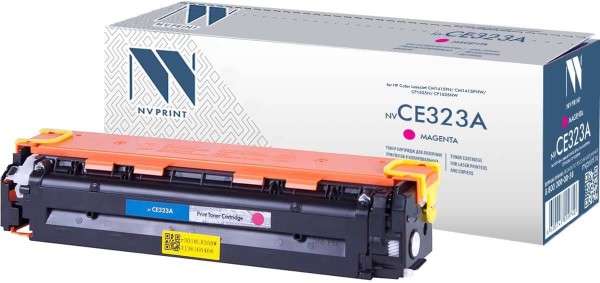 Картридж NV Print CE323A Magenta для принтеров HP LJ Color CP1525 (1300k)