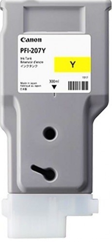 8792B001 Canon PFI-207Y Картридж струйный Canon PFI-207Y для для iPF680/685/780/785, жёлтый, 300ml