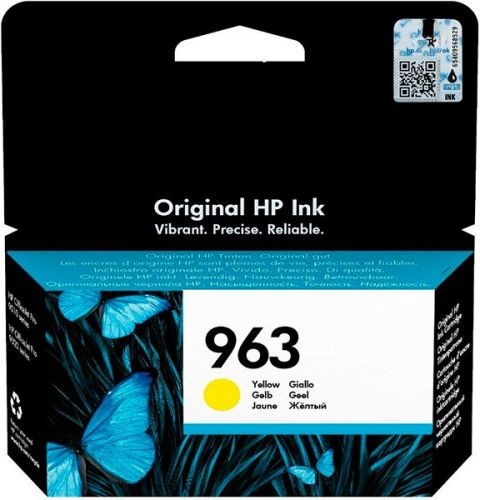 Картридж HP №963 (3JA25AE) Yellow оригинальный для HP OfficeJet Pro 901x/ 902x, жёлтый, 700 стр.