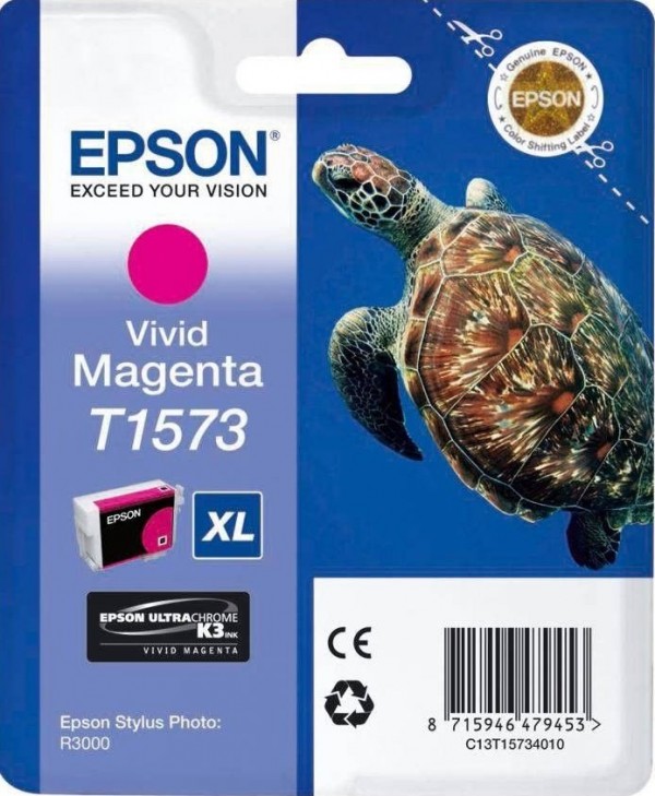 C13T15734010 Картридж Epson для Stylus Photo R3000 (Vivid Magenta) (cons ink)