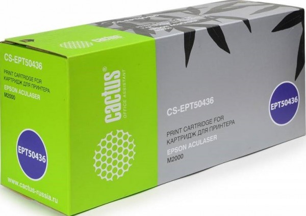 Картридж Cactus EPT50436 (CS-EPT50436) для принтеров Epson AL M2000 черный 3500 страниц