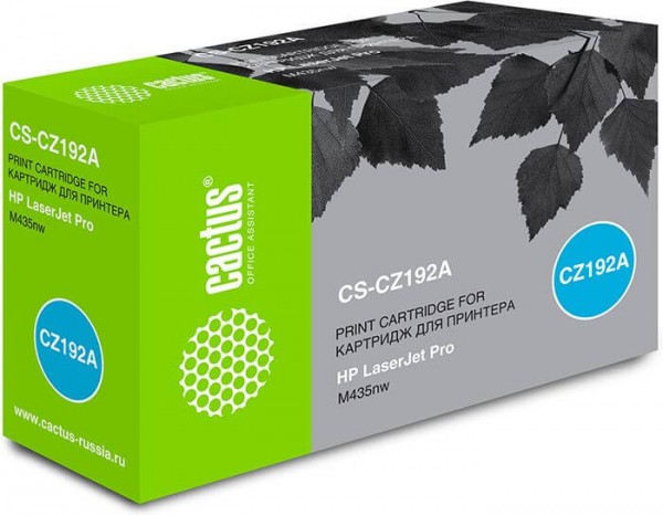 Картридж Cactus CZ192A (CS-CZ192A) для принтеров HP LaserJet Pro M435nw черный 12000 страниц