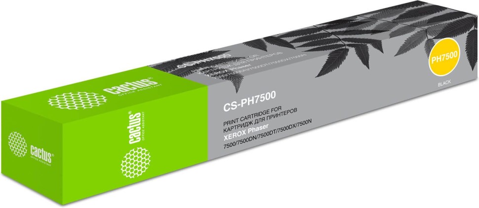 Картридж Cactus 106R01446 (CS-PH7500) Black для Xerox Phaser 7500, чёрный 19800 стр.