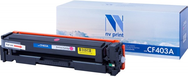 Картридж NVP CF403A совместимый для принтеров HP Laser Jet Pro M252, MFP M277 Magenta (1400k)