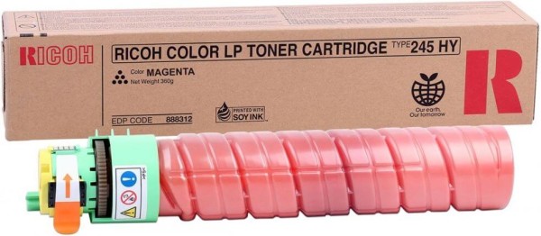 Картридж Ricoh Type 245HY (888314) оригинальный для Ricoh Aficio CL4000DN/ CL4000HDN, SP C410DN/ C411DN/ C420DN, пурпурный, 15000 стр.
