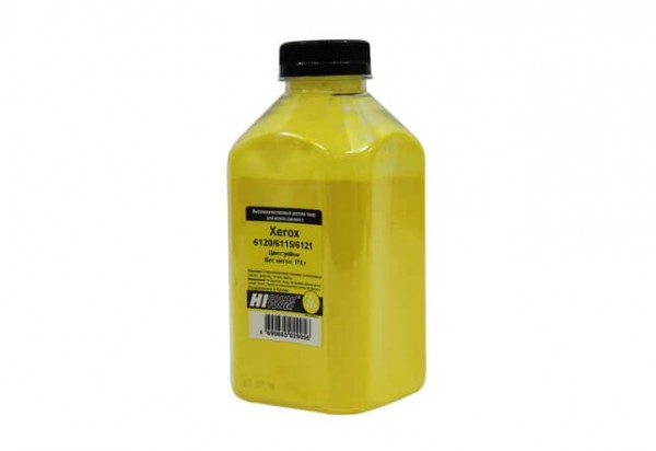 Тонер Hi-Black для Xerox Phaser 6120/ 6115/ 6121, Тип 2.0, Yellow, 175 г, банка