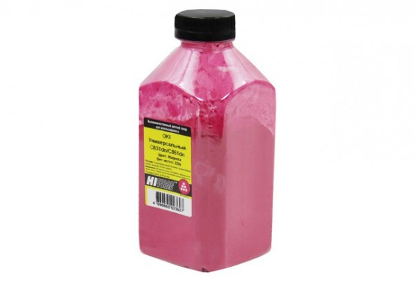Тонер Hi-Black Универсальный для Oki С831dn/ C861dn, Magenta, 220 г, банка