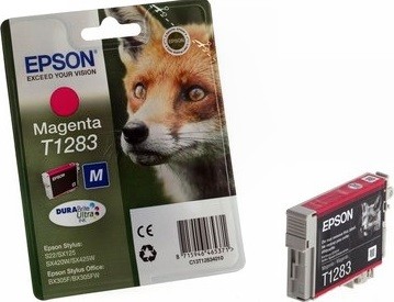 C13T12834011 / C13T12834010 Картридж Epson T1283 пурпурный, M (cons ink)