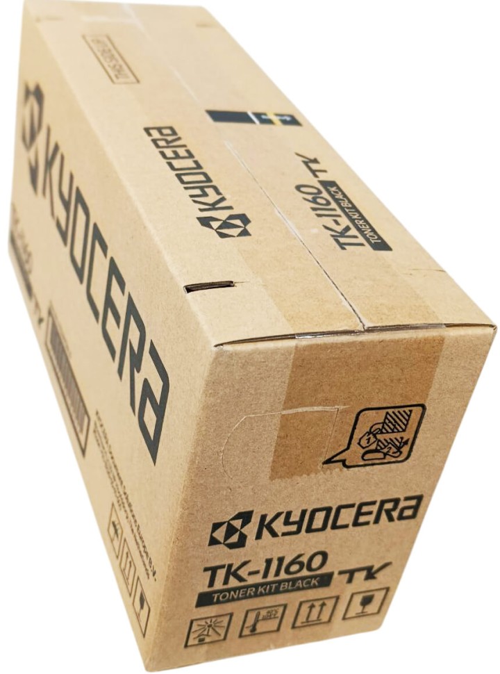Картридж Kyocera TK-1160 (1T02RY0NL0) оригинальный для Kyocera Ecosys P2040dn/ P2040dw, black (7200 стр.)
