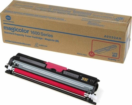 Картридж Konica-Minolta (A0V30AH) оригинальный для принтера Konica-Minolta magicolor 1600W/ 1650EN/ 1680MF/ 1690MF, пурпурный, 1500 стр.