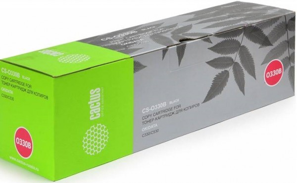 Картридж Cactus 44469809 (CS-O330BK) для принтеров Oki C330/ 530 черный 3500 страниц