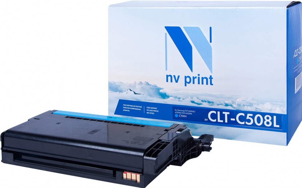 Картридж NVP совместимый Samsung CLT-C508L Cyan для CLP-620ND/670ND/CLX-6220FX (4000k)