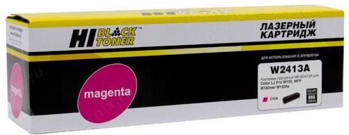 Картридж Hi-Black (HB-W2413A) для HP CLJ Pro M155a/ MFP M182n/ M183fw, M, 0,85K, без чипа