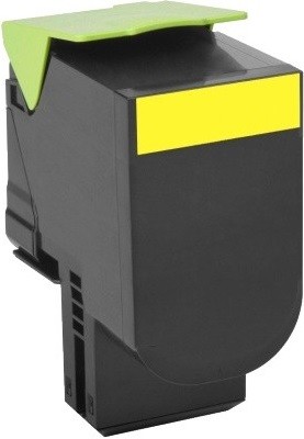 Картридж Lexmark 80C0H40/ 80C8HY0/ 80C8HYE оригинальный для Lexmark CX410/ CX510, Return Program, yellow, 3000 стр.