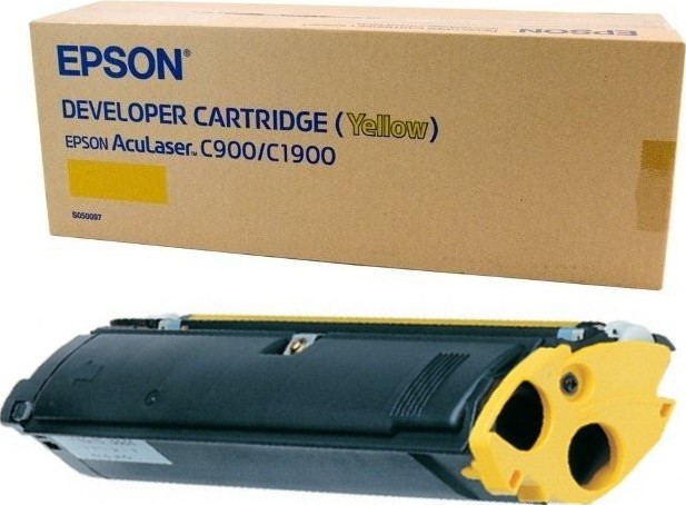 C13S050097 оригинальный картридж Epson для принтера Epson C1900/900 AcuLaser yellow, 4,5к
