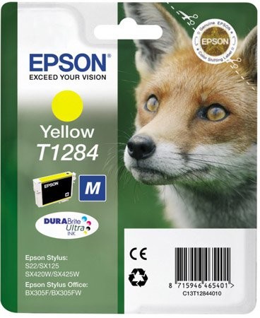 C13T12844011 / C13T12844010 Картридж Epson T1284 желтый, Y (cons ink)