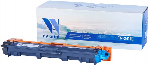 Картридж NVP совместимый NV- TN-241T Cyan для Brother HL-3140CW/ 3150CDW/ 3170CDW/ DCP-9020CDW/ MFC-9140CDN/ 9330CDW/ 9340CDW (1400k)